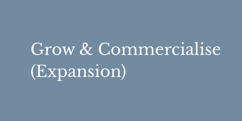 Grow & Commercialise (Expansion)